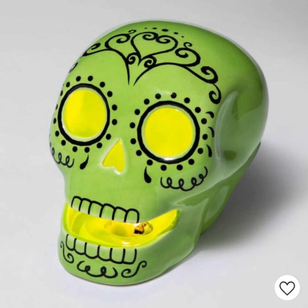 Target Ceramic Día de Muertos Green Sugar Skull - Picture 16 of 16